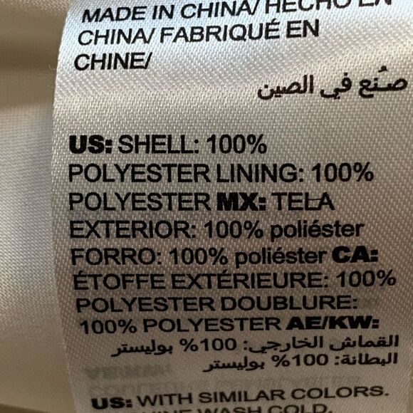 Chicos Blazer Jacket Metallic Golden Ecru Open Front Longline Wedding Guest - Picture 8 of 9